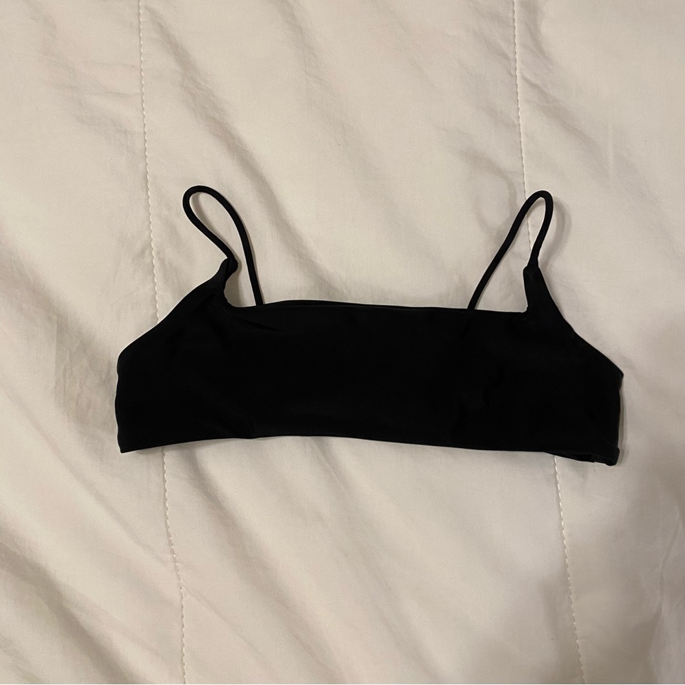 Ark Swimwear Square Crop Top Bikini black XS